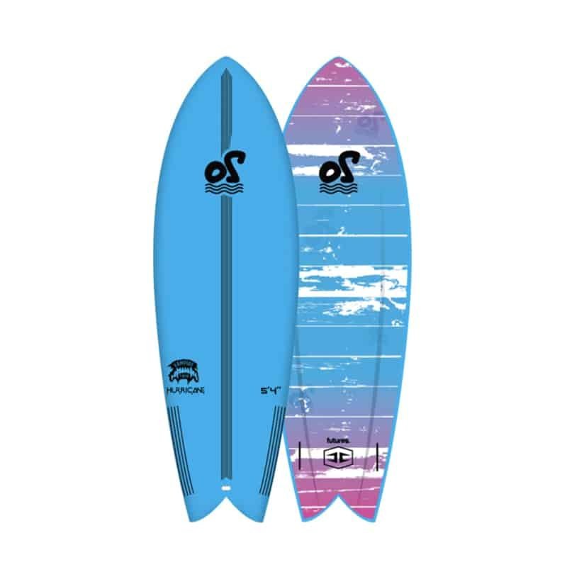 SOFT TOP HURRICANE TWIN FISH 6'0