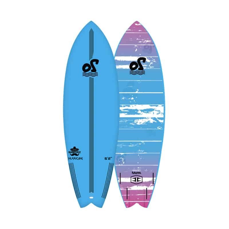 SOFT TOP HURRICANE QUAD FISH 6'0