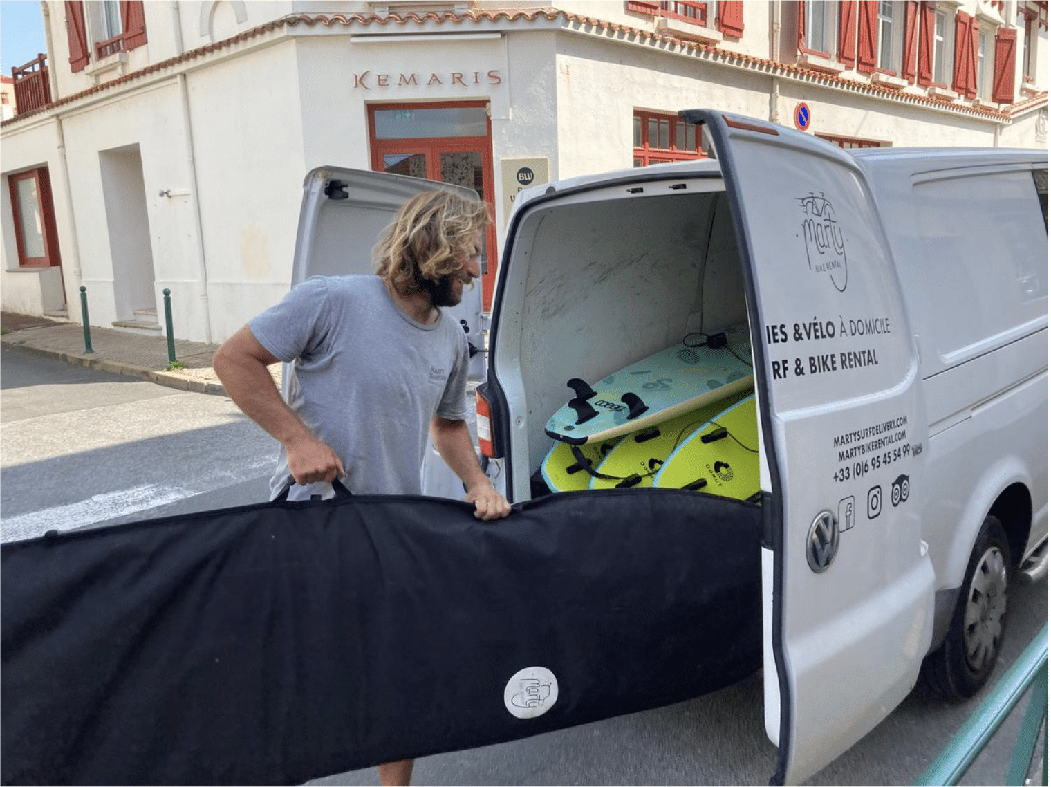 surfboard storage biarritz
